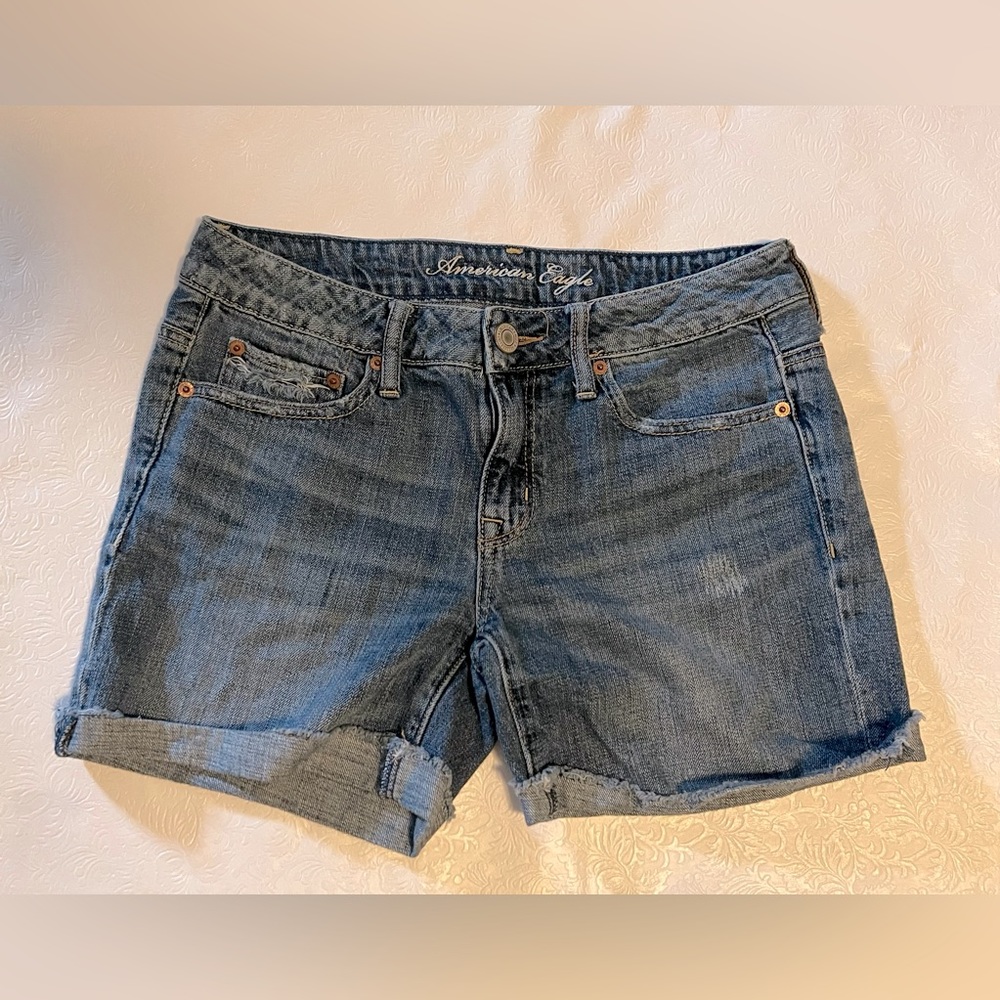 American Eagle High Waisted Jean Shorts